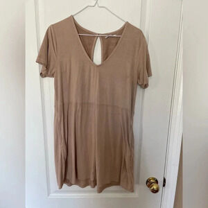 Women’s Short Sleeved Z Supply Suede Dress Sz. M